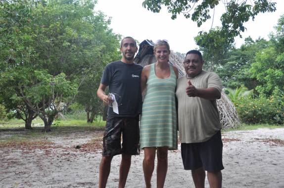 Com o Silvan, em Yalimopo, na Guiana Francesa